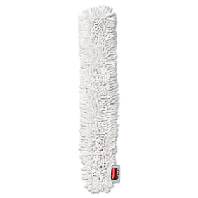 Rubbermaid RCPQ853WHI HYGEN Quick-Connect Microfiber Dusting Wand Sleeve, White, 6/Carton