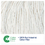 Rubbermaid FGV15700WH00 Economy Cotton Mop Heads, Cut-End, White, 20 oz, 5-In White Headband, 12/Carton, Price/CT