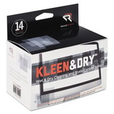 Read Right REARR1205 Two Step Screen Kleen Wet And Dry Cleaning Wipes, 5 X 5, 14/box
