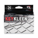 Read Right REARR1243 Keykleen Premoistened Cleaning Swabs, 24/box