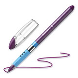 Schneider RED151208 Slider Ballpoint Pen, Stick, Extra-Bold 1.4 mm, Purple Ink, Purple/Silver Barrel