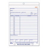 Rediform RED2L260 Receiving Record Book, 5 1/2 X 7 7/8, Three-Part Carbonless, 50 Sets/book