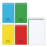 Rediform RED31120 Wirebound Memo Book, Narrow Rule, 3 X 5, White, 60 Sheets