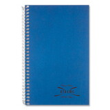 Rediform RED33360 Three-Subject Wirebound Notebooks, Unpunched, Medium/College Rule, Blue Cover, (150) 9.5 x 6 Sheets
