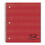REDIFORM OFFICE PRODUCTS RED33709 Subject Wirebound Notebook, College/margin Rule, 11 X 8 7/8, White, 80 Sheets, Price/EA