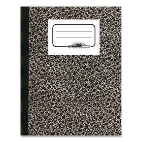 Rediform RED43461 Composition Book, Medium/College Rule, Black Marble Cover, (80) 10 x 7.88 Sheets