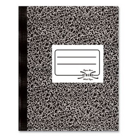 Rediform RED43481 Composition Book, Medium/College Rule, Black Marble Cover, (80) 11 x 8.38 Sheets