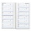 Rediform RED51113 Detail Wirebound Voice Mail Log Book, One-Part (No Copies), 5 x 1.63, 6 Forms/Sheet, 600 Forms Total, Price/EA