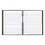 REDIFORM OFFICE PRODUCTS REDA10200BLK Notepro Notebook, 11 X 8 1/2, White Paper, Black Cover, 100 Ruled Sheets, Price/EA