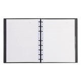 Blueline REDAF915081 MiracleBind Notebook, 1-Subject, Medium/College Rule, Black Cover, (75) 9.25 x 7.25 Sheets