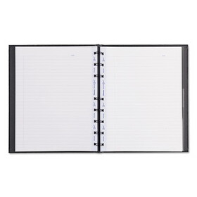 Blueline REDAF915081 Miraclebind Notebook, College/margin, 9 1/4 X 7 1/4, Black Cover, 75 Sheets