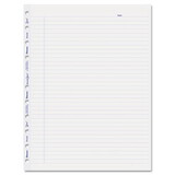 Blueline REDAFR11050R Miraclebind Ruled Paper Refill Sheets, 11 X 9-1/16, White, 50 Sheets/pack