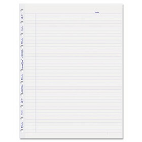 Blueline REDAFR11050R Miraclebind Ruled Paper Refill Sheets, 11 X 9-1/16, White, 50 Sheets/pack