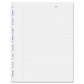 Blueline REDAFR9050R Miraclebind Ruled Paper Refill Sheets, 9-1/4 X 7-1/4, White, 50 Sheets/pack