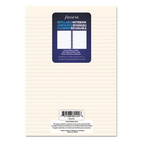 Filofax REDB152008U Notebook Refills, 8-Hole, 8.25 x 5.81, Narrow Rule, 32/Pack