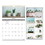 Blueline REDC173121 12-Month Wall Calendar, Succulent Plants Photography, 12 x 17, White/Multicolor Sheets, 12-Month (Jan to Dec): 2023, Price/EA