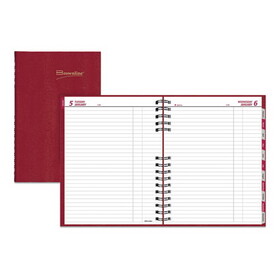 Brownline REDC550CRED CoilPro Daily Planner, 10 x 7.88, Red Cover, 12-Month (Jan to Dec): 2023