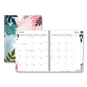 Blueline REDC701G01 Monthly 14-Month Planner, Floral Watercolor Artwork, 11 x 8.5, Multicolor Cover, 14-Month (Dec to Jan): 2022 to 2024