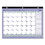 Brownline REDCA181721 Academic 13-Month Binder-Insertable Desk Pad Calendar, 11 x 8.5, White/Blue/Green Sheets, 13-Month (July to July): 2024-2025, Price/EA