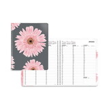 Brownline REDCB950G05 Essential Collection Weekly Appointment Book, Columnar, Daisy Artwork, 11 x 8.5, Multicolor Cover, 12-Month (Jan-Dec): 2025