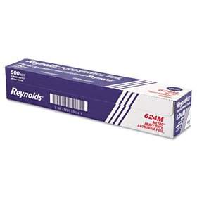 Reynolds Wrap RFP624M Metro Aluminum Foil Roll, Heavy Duty Gauge, 18" x 500 ft