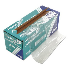 Reynolds Wrap 000000000000000910 PVC Film Roll with Cutter Box, 12" x 2000 ft, Clear