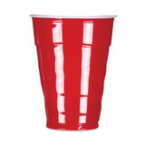 Hefty RFPC20950CT Easy Grip Disposable Plastic Party Cups, 9 Oz, Red, 50/pack, 12 Packs/carton