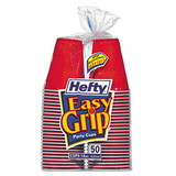 Hefty C21999CT Easy Grip Disposable Plastic Party Cups, 18 oz, Red, 50/Pack, 12 Packs/Carton