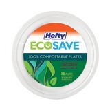 Hefty RFPD71016 ECOSAVE Tableware, Plate, Bagasse, 10.13