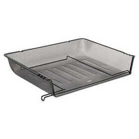 ELDON OFFICE PRODUCTS ROL62555 Nestable Mesh Stacking Side Load Letter Tray, Wire, Black