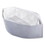 AmerCareRoyal RPPRCC2W Classy Cap, Crepe Paper, Adjustable, One Size Fits All, White, 100 Caps/Pack, 10 Packs/Carton, Price/CT