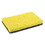 AmerCareRoyal RPPS740C20 Heavy-Duty Scrubbing Sponge, 3.5 x 6, 0.85" Thick, Yellow/Green, 20/Carton, Price/CT