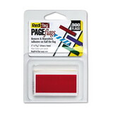 REDI-TAG CORPORATION RTG20022 Removable/reusable Page Flags, Red, 300/pack