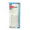 Redi-Tag RTG31001 Legal Index Tabs, Preprinted Numeric: 1 to 10, 1/12-Cut, White, 0.44" Wide, 104/Pack, Price/PK