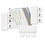 REDI-TAG CORPORATION RTG31005 Legal Index Tabs, Preprinted Alpha: A to Z, 1/12-Cut, White, 0.44" Wide, 104/Pack, Price/PK