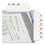 REDI-TAG CORPORATION RTG31005 Legal Index Tabs, Preprinted Alpha: A to Z, 1/12-Cut, White, 0.44" Wide, 104/Pack, Price/PK
