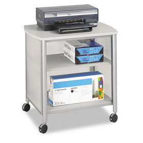 Safco SAF1857GR Impromptu Machine Stand, One-Shelf, 26-1/4w X 21d X 26-1/2h, Gray