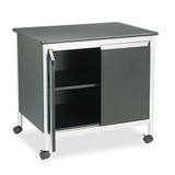 Safco SAF1872BL Deluxe Steel Machine Stand, One-Shelf, 32w X 24-1/2d X 30-1/4h, Black