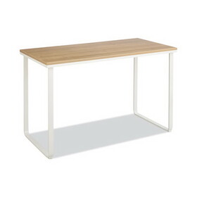 Safco SAF1943BHWH Steel Desk, 47.25" x 24" x 28.75", Beech/White