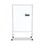 Safco SAF2014WBS Rumba Full Panel Whiteboard Collaboration Screen, 36w x 16d x 54h, White/Gray, Price/EA