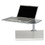 Safco 2132SL Desktop Sit/Stand Workstations, Laptop, Silver, Price/EA