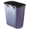 SAFCO PRODUCTS SAF2944BL Paper Pitch Recycling Bin, Rectangular, Polyethylene, 1.75gal, Black, Price/EA