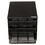 Safco SAF3275BL 3 Drawer Hospitality Organizer, 7 Compartments, 11.5 x 8.25 x 8.25, Black, Price/EA