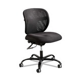 Safco SAF3397BV Vue Intensive Use Mesh Task Chair, Vinyl Seat, Black