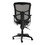Safco SAF3442BV Metro Collection Extended-Height Chair, Supports Up to 250 lb, 23" to 33" Seat Height, Black Seat/Back, Chrome Base, Price/EA