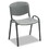 Safco SAF4185CH Stacking Chair, Supports Up to 250 lb, 18" Seat Height, Charcoal Seat, Charcoal Back, Black Base, 4/Carton, Price/CT