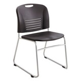 Safco SAF4292BL Vy Series Stack Chairs, Supports Up to 350 lb, 18.75