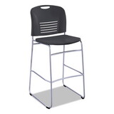 Safco SAF4295BL Vy Sled Base Bistro Chair, Supports Up to 350 lb, 30.5