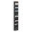 SAFCO PRODUCTS SAF4322BL Steel Magazine Rack, 23 Compartments, 10w X 4d X 65-1/2h, Black, Price/EA