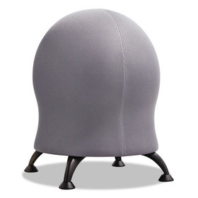 Safco SAF4750GR Zenergy Ball Chair, 22 1/2" Diameter X 23" High, Gray/black